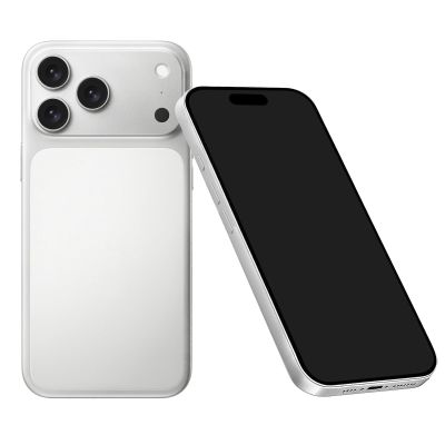 Faawxlo Fake Phone Dummy PropPhone, BlackScreen Decoy PhonePear PhoneNon-Working Phone17Air 17Pro Max, DisplayPhone Look Like Real Phonepro max 17 Silver (17Pro,White,Black Screen) Prop Mobile Phone