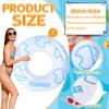 2 Pcs Inflatable Pool Floats -Pool Floats Tubes Pool Tubes- Swim Tubes Inflatable 32" Pool Floats and Rings- Pool Swimming Rings for Adults Summer Beach Pool Party Decor (Fat Fish, 32 inch) view 3