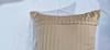 100% Egyptian Cotton Toddler Travel Pillowcase, 500 Thread Count Pack of 2, Zippered Pillows case Super Soft and Breathable Pillow Protector 14x20 Inches, Beige Striped view 4