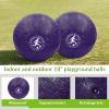 LOYNYE 10 Inch Dodgeball Balls Playground Ball Kickball, Dodge Ball for Kids, Kickballs Handball for Indoor Outdoor Games Four Square Balls, Includes Pump view 3