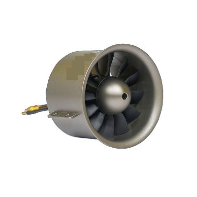 90mm Pro 12-Blades Metal Ducted Fan EDF with 4068 1850KV 6S Inrunner Brushless Motor for RC Airplane Ducted Fan Plane(EDF Set)