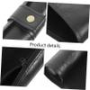 UPKOCH Portable Travel Dice Storage Bag Foldable Organizer for Board Games Lightweight PU Zippered Dice Roll Pouch and Easy to Clean for Go Gaming view 3