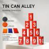 13 Carnival Can Games Bean Bag Toss Carnival Games, Including 10 Tin Cans and 3 Bean Bag Easter Outdoor, Suitable for Family Gatherings, Birthdays, Indoor and Outdoor Activities view 3