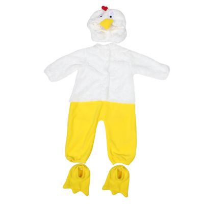 DEARMAMY 1 Set Plush Chicken Jumpsuit Newborns Cute Cartoon Outfit with Hat Shoes Soft Cozy Fabric for Photoshoots and Outdoor Activities Charming Chick Design for Boys