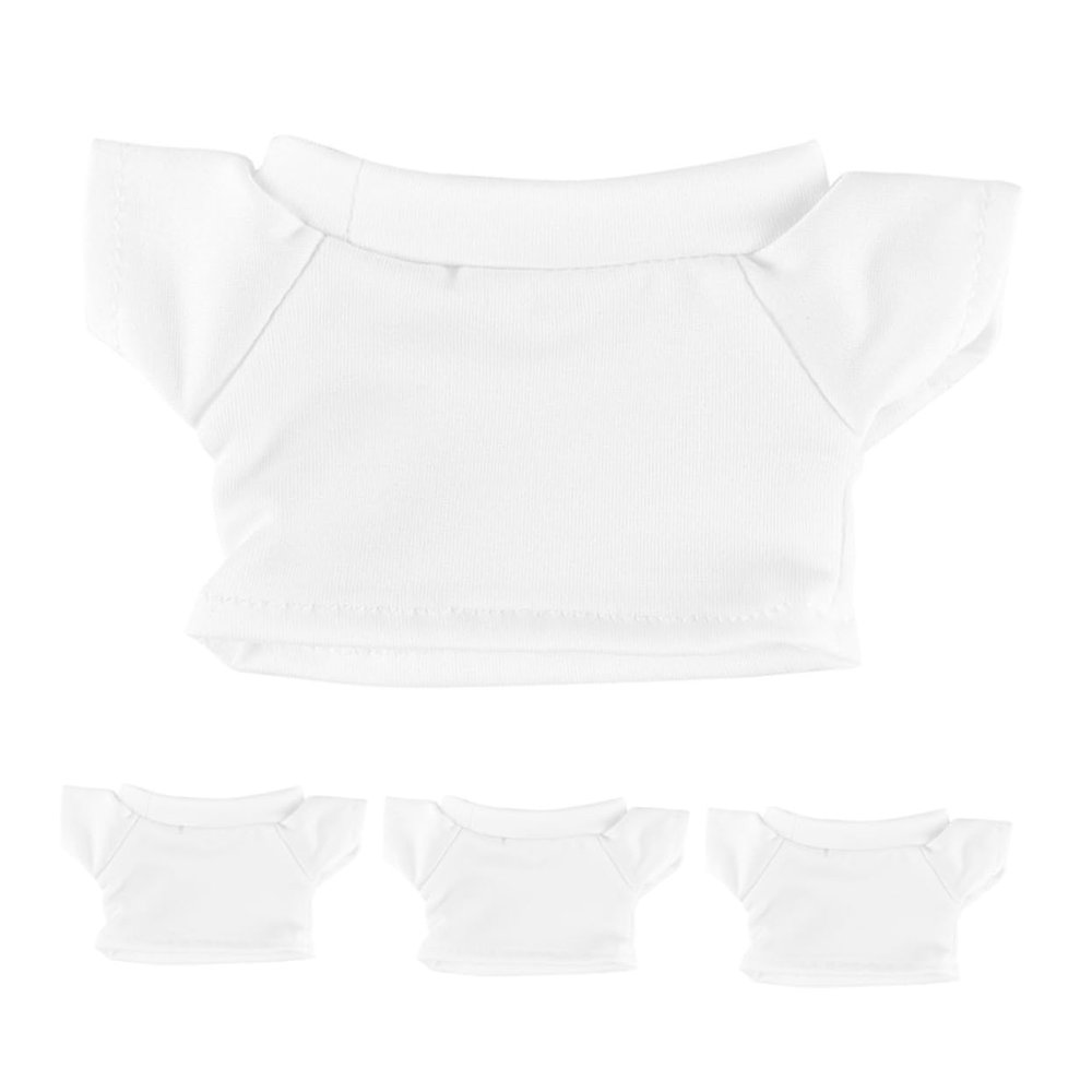 Cabilock 4pcs Adorable Stuffed Bear T Shirts Wear Resistant Clothing for Plush Bears Versatile Doll Outfit Accessories for Creative Play