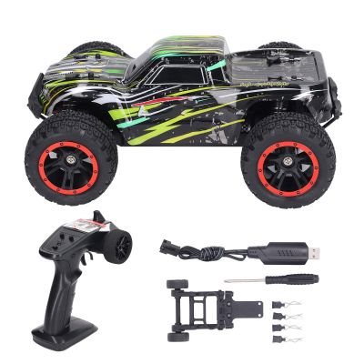 Aoaoy RC Off Road Truck, 2.4GHz 7.4V 1500mAh Brushed 1/14 Car with Anti Collision System, Head Up Wheel, Start for 14+ (Green)