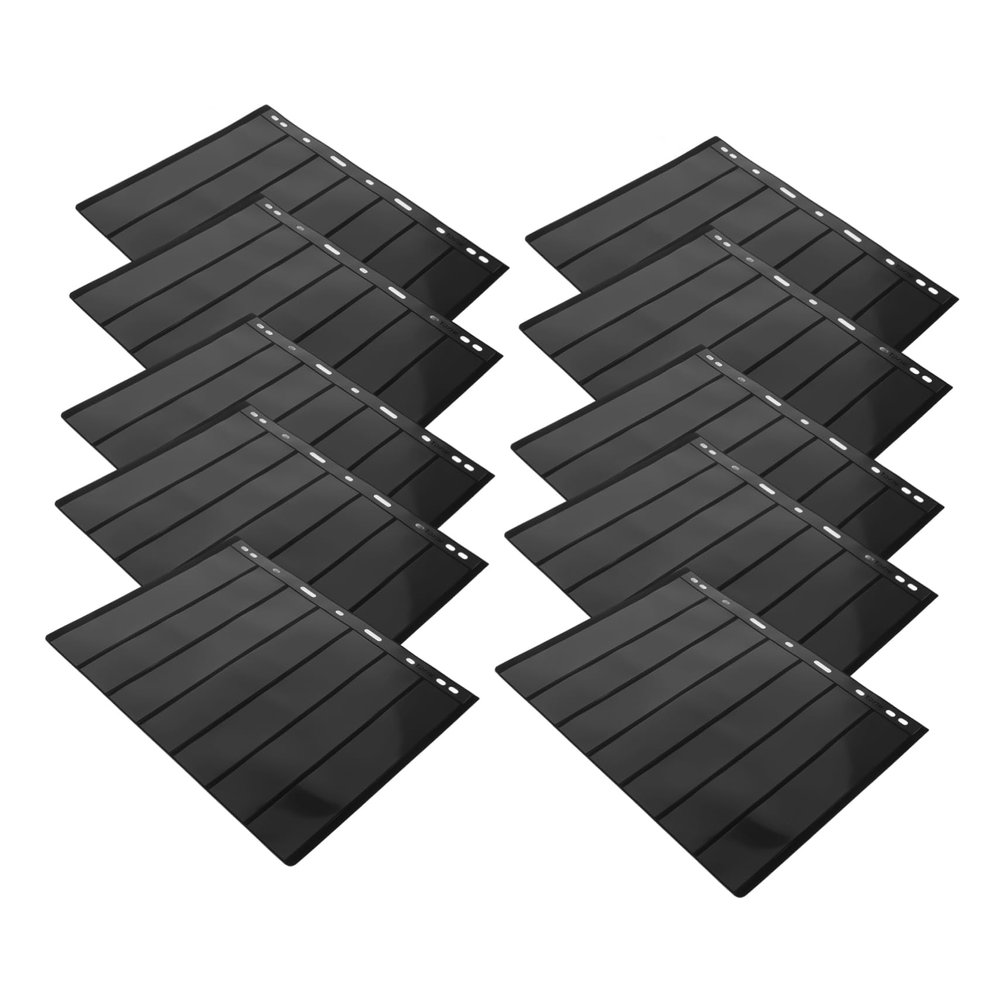 NUOBESTY 10-Sheet PVC Stamp Album Double-Sided Storage Pockets for Coin and Stamp Display Standard Pages for Collectors
