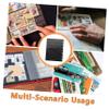 NUOBESTY 10-Sheet PVC Stamp Album Double-Sided Storage Pockets for Coin and Stamp Display Standard Pages for Collectors view 3