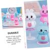 ibasenice 12Pcs Adorable Rabbit Spring Press and Bounce Playthings Hopping Fun for Energy Saving Design for Boys Random Color view 3
