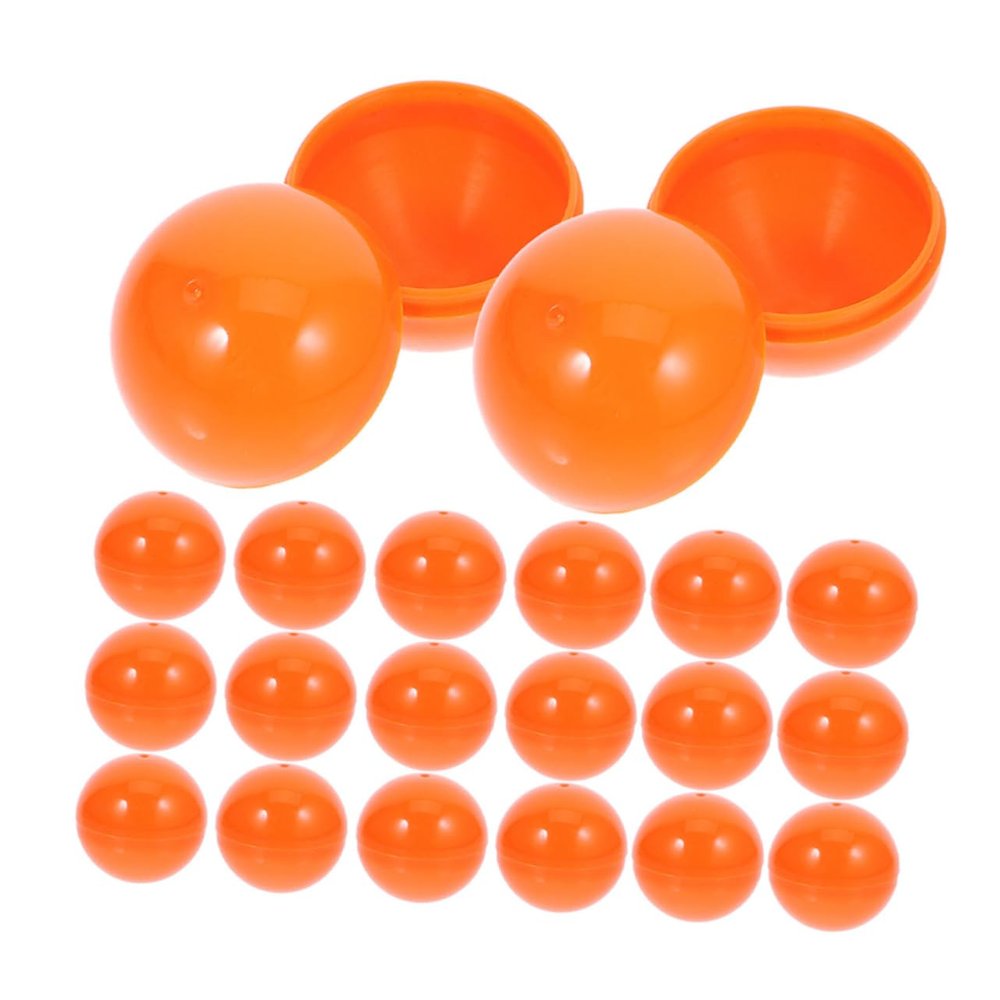 UPKOCH 50pcs Plastic Openable Lottery Balls: 4cm Reusable Raffle Drawing Balls for Party Games Team Building & Entertainment Events