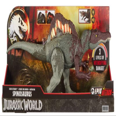 MAGNETOE Jurassic Epic Attack Slash Attackin Spinosaurus Dinosaur Action Figure