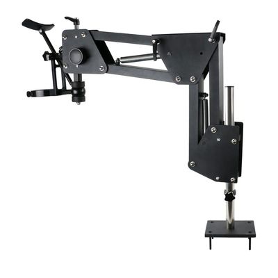 1pc Adjustable Extension Type Jewelry Jade Making Trinocular Binocular Stereo Microscope Spring Stand Holder Bracket Base