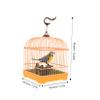 Alasum Sound Activated Singing Bird in Cage Interactive Electric Bird with Realistic Chirping Sounds Motion Activated for Rooms and Home Decor Portable Fun for All Ages view 2