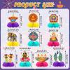 10 Pcs Diwali Party Decorations Indian Diwali Honeycomb Centerpieces Diwali Table Decorations for Happy Diwali Deepavali Home Party Decor view 2
