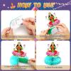 10 Pcs Diwali Party Decorations Indian Diwali Honeycomb Centerpieces Diwali Table Decorations for Happy Diwali Deepavali Home Party Decor view 4