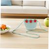 CALLARON Straw Crossbody Purse Cute Strawberry Bag For Little Girls Summer Beach Shoulder Bag Woven Handbag Birthday Party Favors For Toddlers Kids view 2