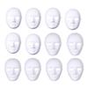 12pcs Full Face Mask Halloween Mask White DIY Mask Dance Cosplay Masquerade Party Mask (6pcs Male and 6pcs Female)/36068 view 1