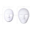 12pcs Full Face Mask Halloween Mask White DIY Mask Dance Cosplay Masquerade Party Mask (6pcs Male and 6pcs Female)/36068 view 2