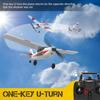 volantexrc RC Plane Trainer 3CH Remote Control Airplane with Prop Saver, 6-Axis Gyro Stabilizer & 3 Modes to Fly, Hobby Radio Controlled Aircraft RTF for Beginners & Adults (400mm,Red) view 3