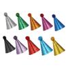 Abaodam 10pcs Glittery Birthday Party Hats Reusable Colorful Cone Caps for Showers and Weddings Festive Sparkly Headwear for Celebrations view 1