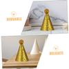 Abaodam 10pcs Glittery Birthday Party Hats Reusable Colorful Cone Caps for Showers and Weddings Festive Sparkly Headwear for Celebrations view 3