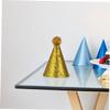Abaodam 10pcs Glittery Birthday Party Hats Reusable Colorful Cone Caps for Showers and Weddings Festive Sparkly Headwear for Celebrations view 4