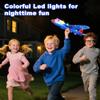 HitToys Airplane Launcher Toy for Kids, 3 Pack Spider Foam Gliders Air Planes with Led, 2 Flight Modes 3 4 5 6 7 Year Old Boys Girls Outdoor Flying Toys Outside Sport Games Birthday view 2