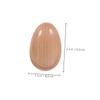 8pcs Wooden Egg Musical Maracas for Safe Percussion Instruments for Classroom Activities Easter Parties Stimulate Auditory Development Fine Motor Skills view 2