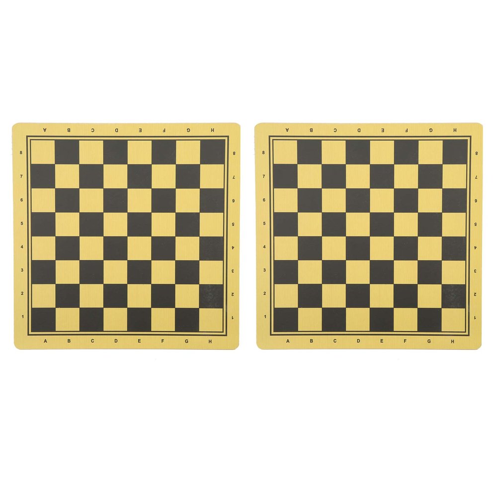 2Pcs Wooden Chess & Backgammon Board Set | Dual - Sided Checkerboard for Chess/Checkers/Draughts | 11.6x11.6 Inch Portable Game Board