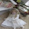 1/3 1/4 1/6 BJD Doll Clothes Handmade Fashionable and Cute Clothing Suitable for 11.8 in 18in 24 in BJD SD Doll (White, 1/6) view 3