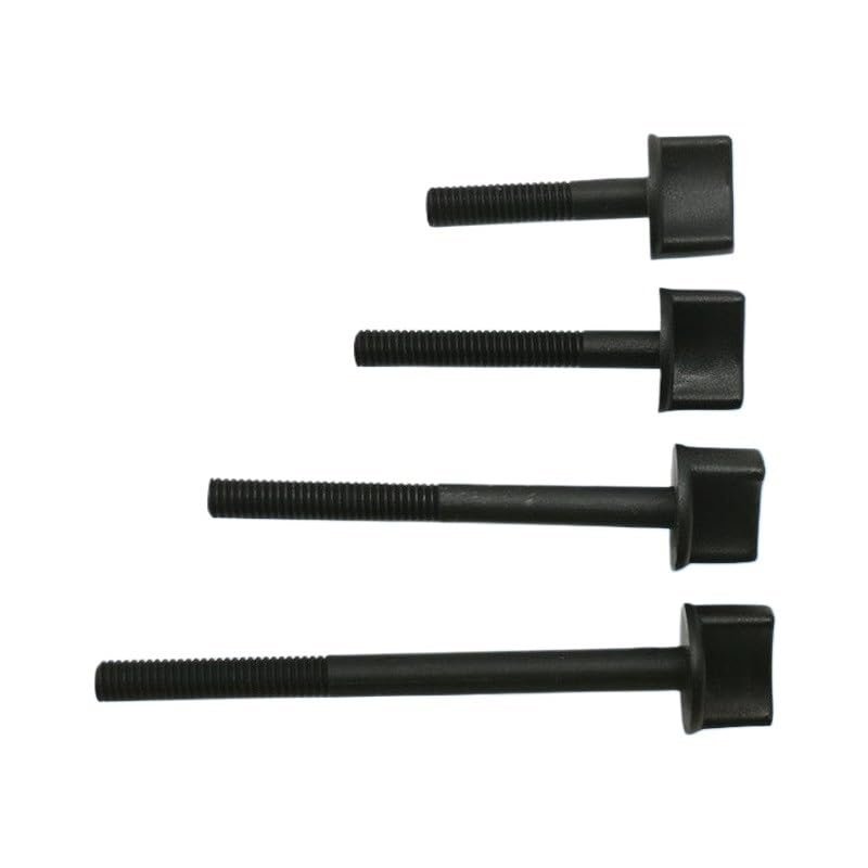 10 PCS M6 Metric Threaded for Ny-lon Plastic Thumb Screws Bolt Screws(M6xL30mm)