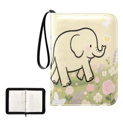 album card with double sided removable sleeves for Boys&Girls Toys colletctor Elephant Flower Garden