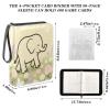 album card with double sided removable sleeves for Boys&Girls Toys colletctor Elephant Flower Garden view 3