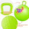 ZOOJOY Hopper Ball for Kids Aged 3-8, 18In Bouncy Balls with Handle, Green Dinosaur Hoppity Hop Ball with Pump, Indoor Outdoor Inflatable Jumping Hopping Toys for Boys Girls Girls view 3