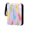 baseball card album with double sided removable sleeves for game, baseball cards collection Cartoon Dinosaur Pterodactyl Stegosaurus Purple view 2
