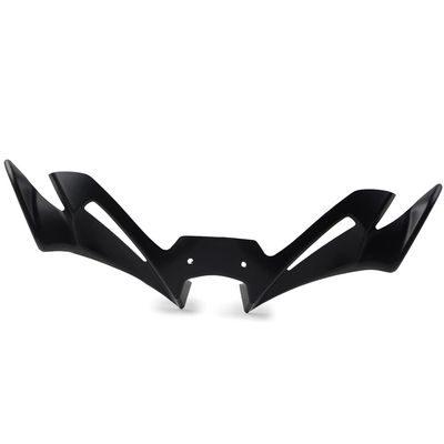Chcury1 Motorcycle Front Winglet Aerodynamic Spoiler Fairing Cover for Yamaha R3 R25 2022 2019 2020 2021, Black
