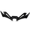 Chcury1 Motorcycle Front Winglet Aerodynamic Spoiler Fairing Cover for Yamaha R3 R25 2022 2019 2020 2021, Black view 1