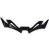 Chcury1 Motorcycle Front Winglet Aerodynamic Spoiler Fairing Cover for Yamaha R3 R25 2022 2019 2020 2021, Black view 2