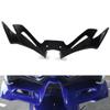 Chcury1 Motorcycle Front Winglet Aerodynamic Spoiler Fairing Cover for Yamaha R3 R25 2022 2019 2020 2021, Black view 4