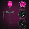 12 Pink Rose Bouquet Building Set with Heart-Shaped Gift Box Base, 528PCS Gothic Romantic Roses Artificial Flower Building Blocks, Gift for Christmas,Valentines Day, Anniversary for Wife Women Girls view 2