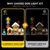 BOOZUU Light Kit for 10339 Santa's Post Office - Compatible withChristmas Santa's Post Office Building Set for Adults (Lights Only, No Model) view 3