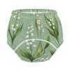 JUNZAN Cartoon Lily Flowers Green Potty Training Underwear Pants Breathable Cotton Traing Underpants Boxer Briefs 3T view 3