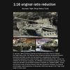 Xenotrix 1:16 German Henschel Tiger King Battle RC Tank, 2.4G RC Military Tank Model with Sound Smoke Shooting Effect, an Excellent Gift for Major Holidays Such As Christmas view 2