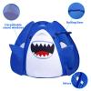 CRAWLBO Kids Play Tent Pop up Tent Turtles Automatic Setup Play House Tent for Girls and Boys Outdoor and Indoor (Shark) view 3