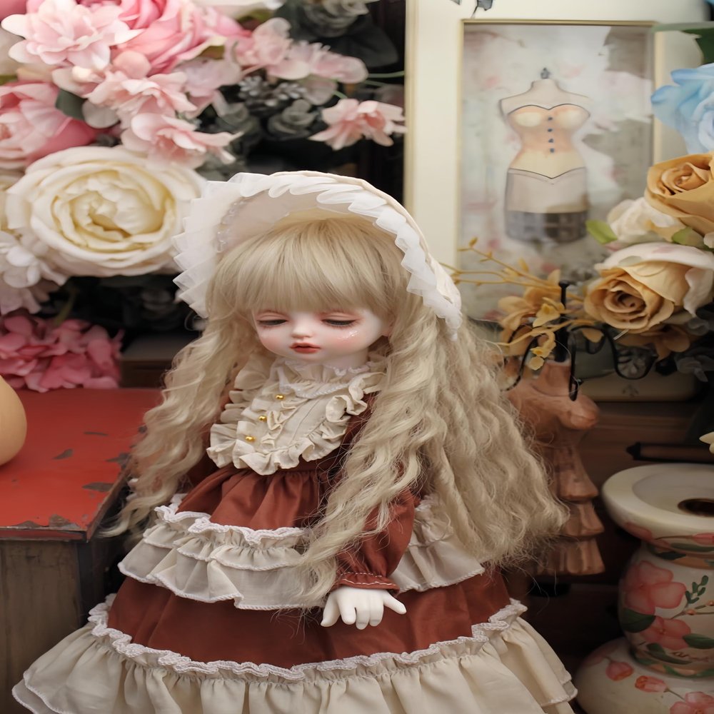 1/3 1/4 1/6 BJD Doll Clothes Handmade Fashionable and Cute Clothing Suitable for 11.8 in 18in 24 in BJD SD Doll (Red, 1/4)