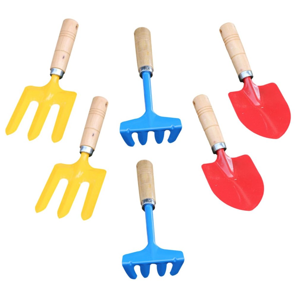 OFFIGAM 2sets Boys and Girls Garden Toys Boys and Girls Shovel and Trowel Eco-Friendly Garden Tools for Year Old