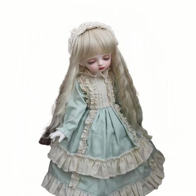 1/3 1/4 1/6 BJD Doll Clothes Handmade Fashionable and Cute Clothing Suitable for 11.8 in 18in 24 in BJD SD Doll (Light Green (A), 1/3)