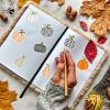 1000Pcs Fall Pumpkin Stickers Roll - Thanksgiving Harvest Decals, Buffalo Plaid Pumpkin Patterns, Waterproof Self-Adhesive Autumn Stickers for Adults, Party Supplies (8 Designs) view 4