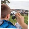 1Pc Telescope Dual Tube Binocular for Outdoor for Boys for Wilderness Adventures Fun Exploration Activities Silver view 2