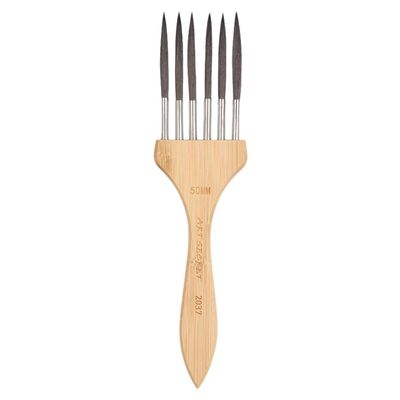 4/6 Teeth Paint Brush Watercolor Paint Brush Drawing and Art Supplies